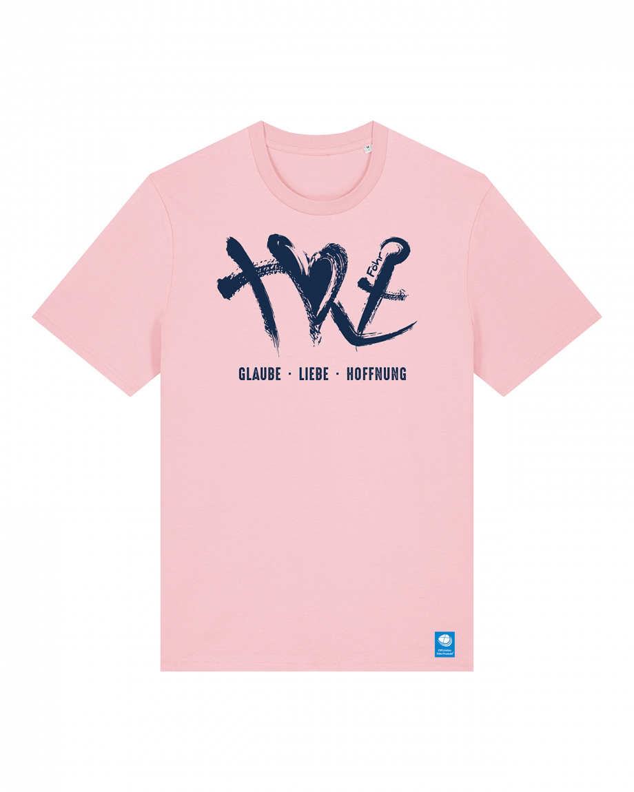 Föhr Tourismus T-Shirt Herren Unisex Glaube-Liebe-Hoffnung