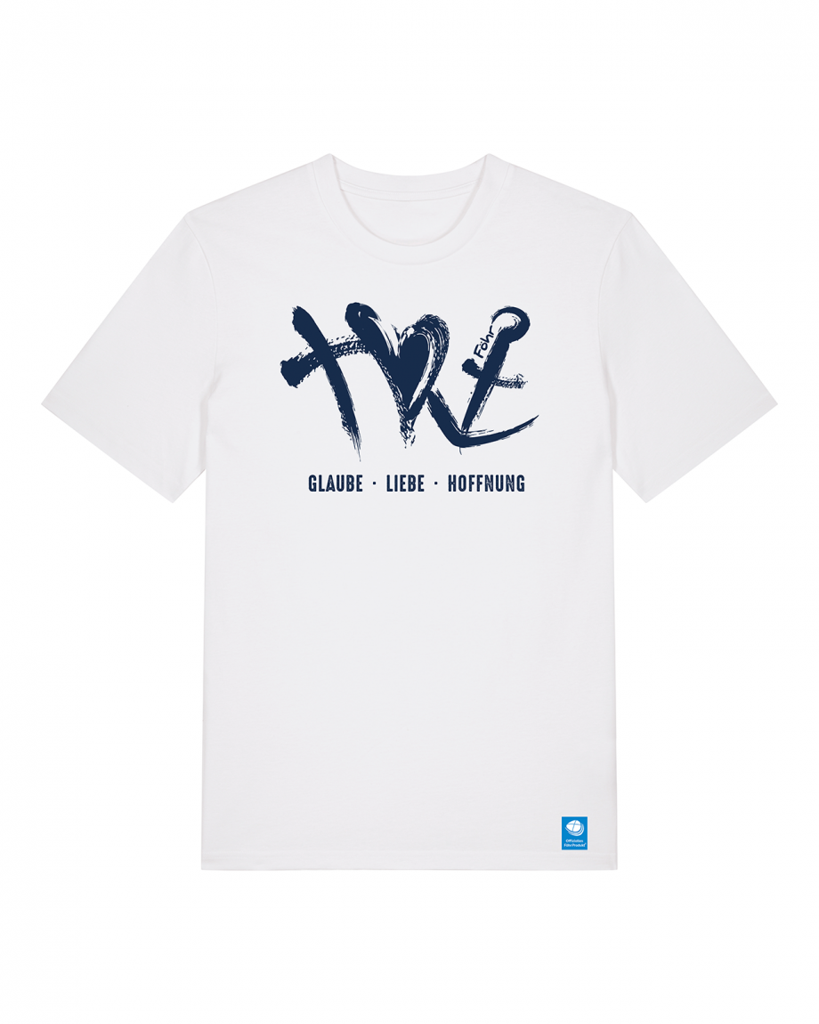 Föhr Tourismus T-Shirt Herren Unisex Glaube-Liebe-Hoffnung