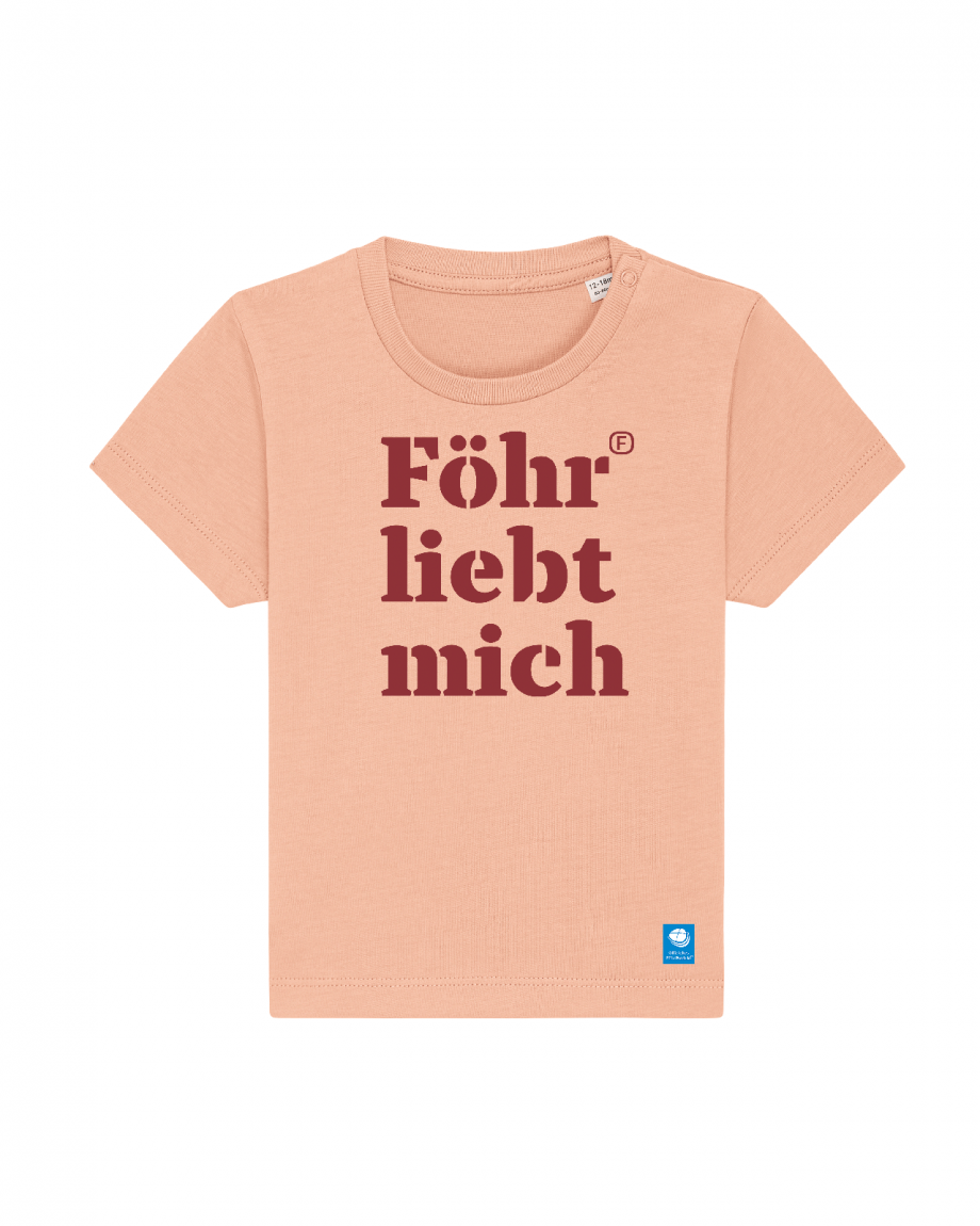 Baby T-Shirt Föhr Tourismus Föhr liebt mich