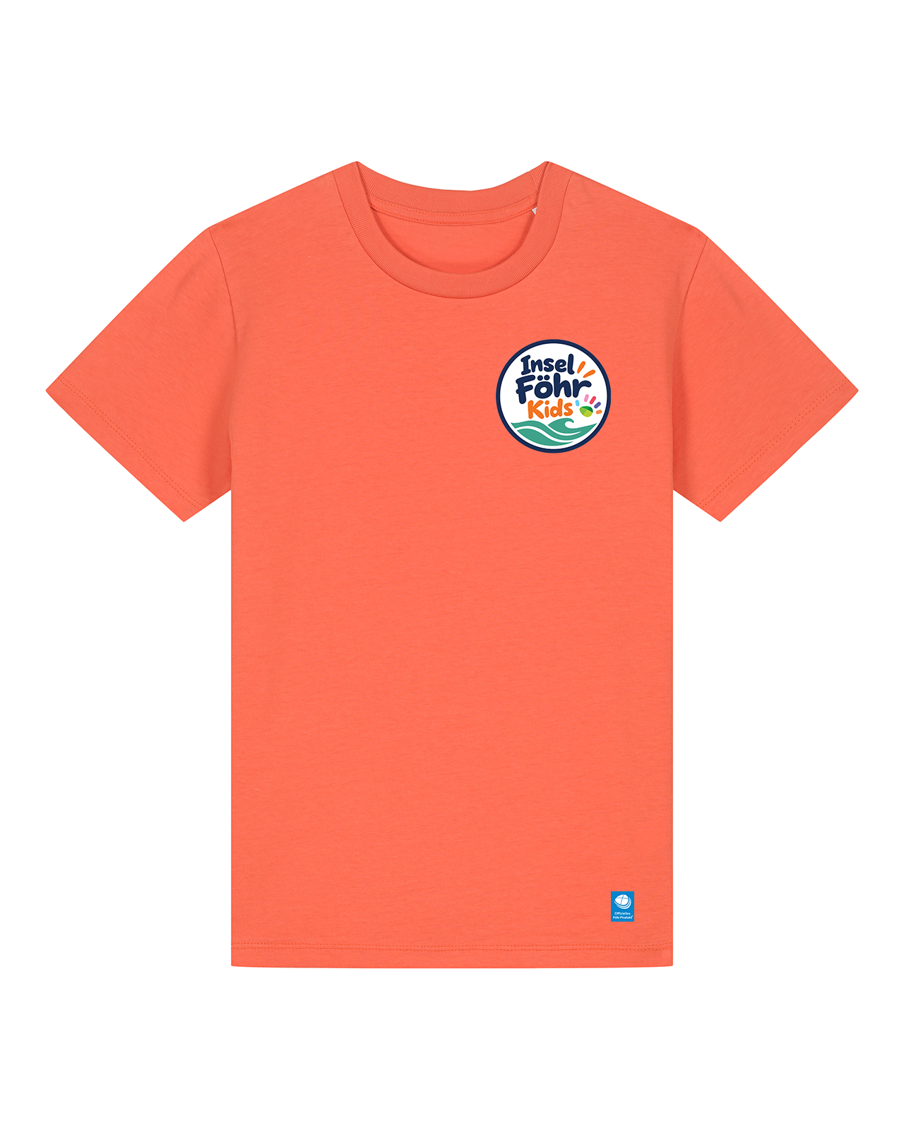 Insel Föhr Kids T-Shirt in Fiesta – Vorderansicht