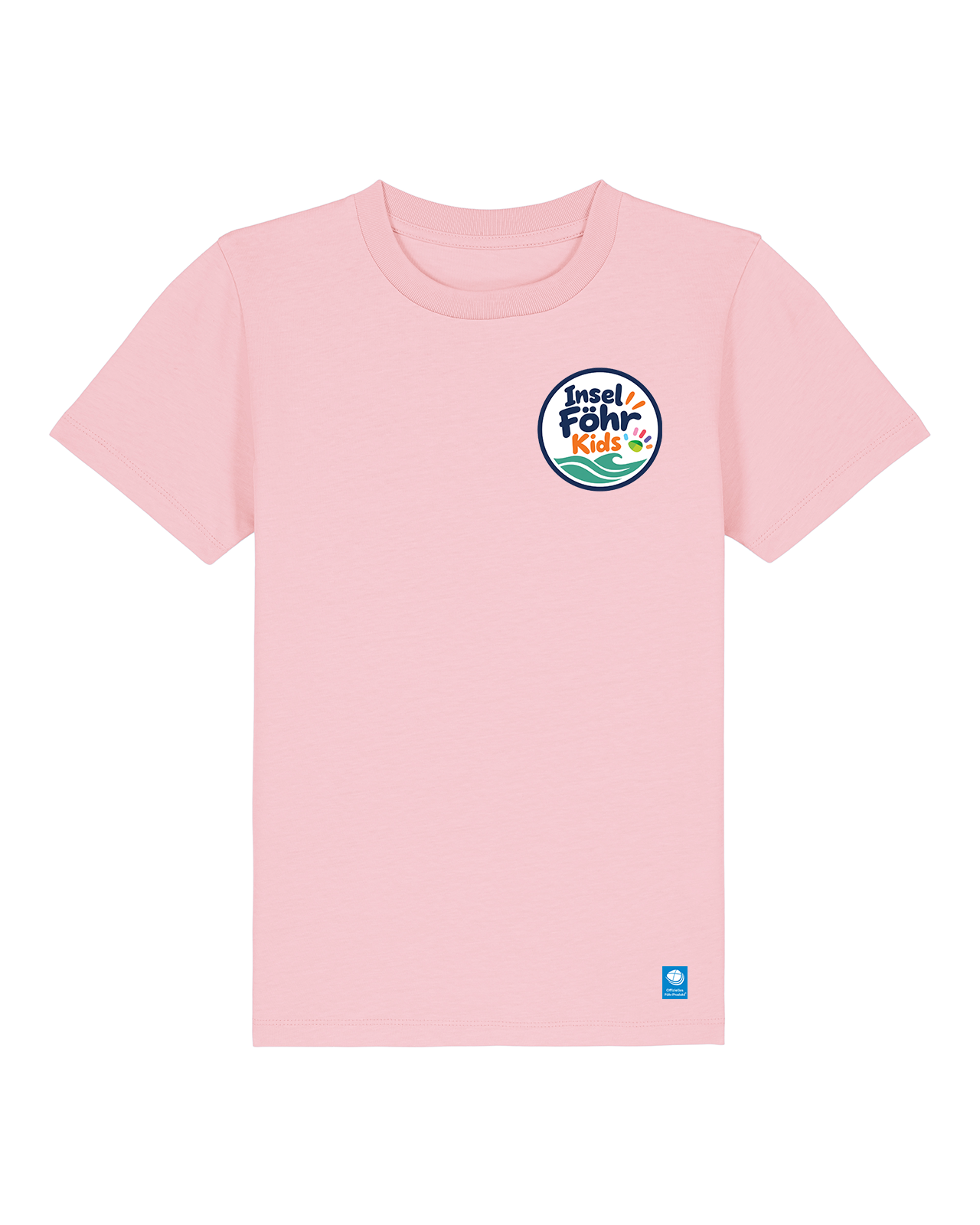 Insel Föhr Kids T-Shirt in Cotton Pink – Vorderansicht