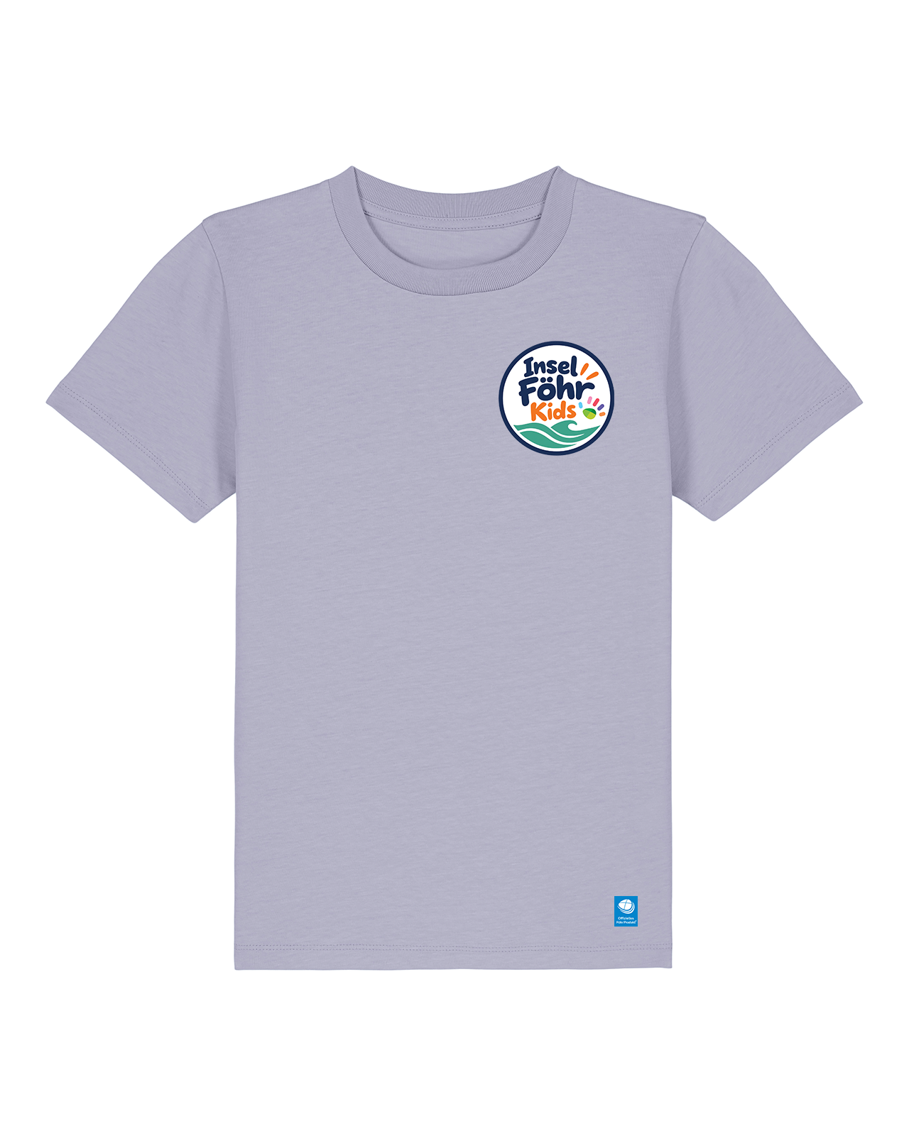 Insel Föhr Kids T-Shirt in Lavender – Vorderansicht