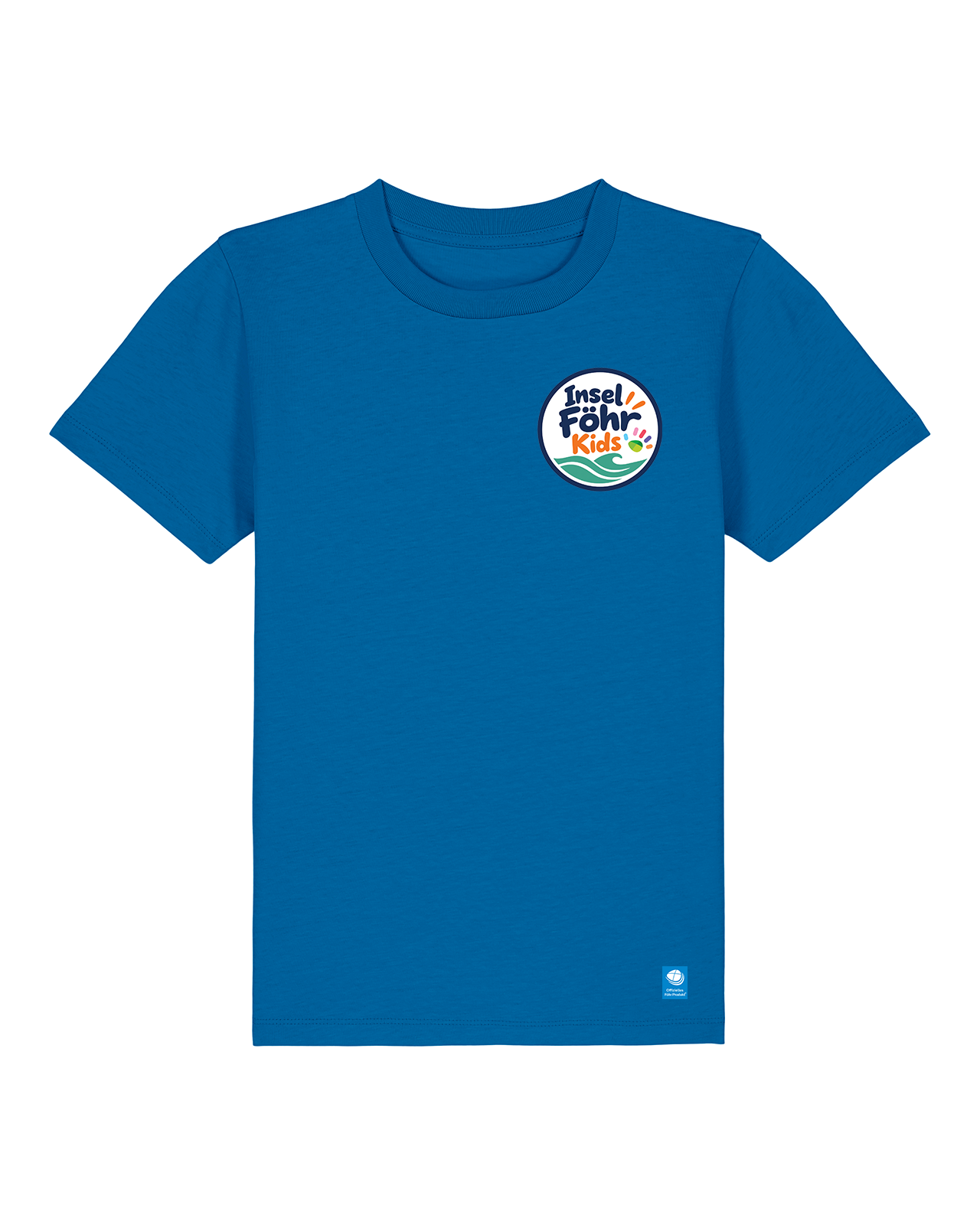 Insel Föhr Kids T-Shirt in Royal Blue – Vorderansicht
